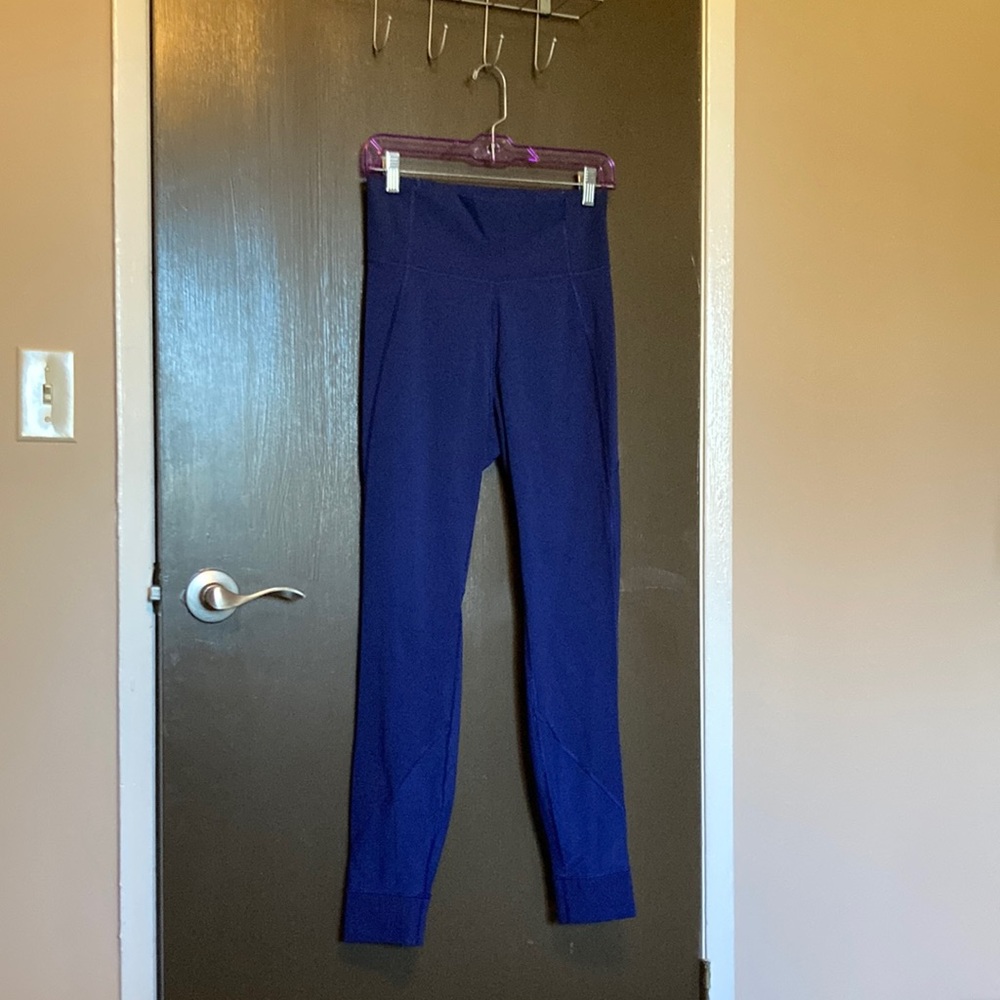 Blue lululemon mesh leggings